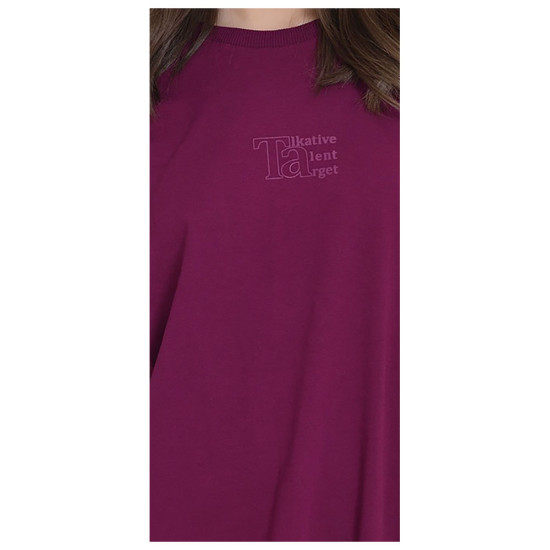 Target Γυναικεία κοντομάνικη μπλούζα Long Loose T Shirt "Talent Loose"